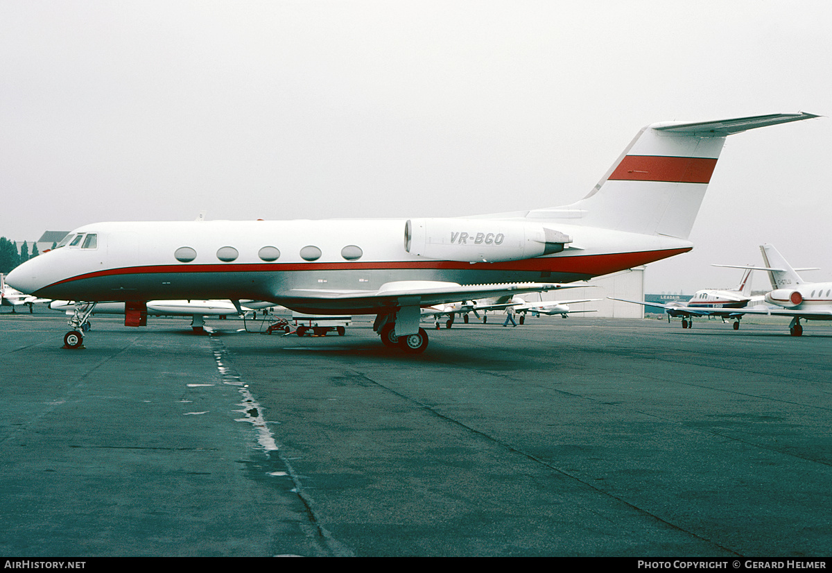 Aircraft Photo of VR-BGO | Grumman American G-1159 Gulfstream II | AirHistory.net #94463