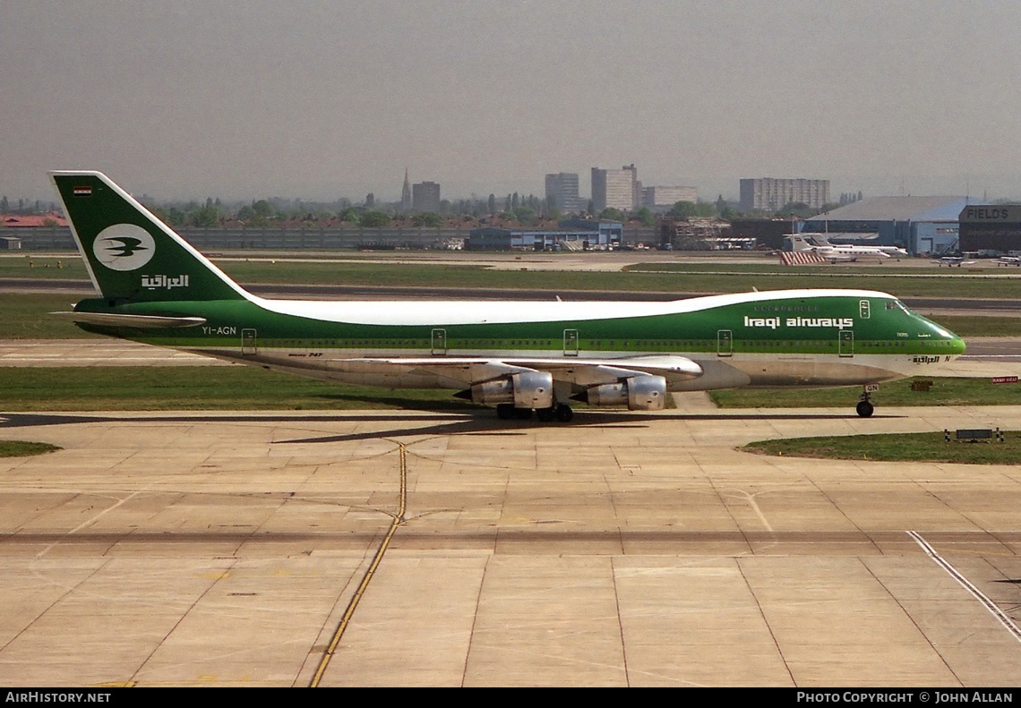 Aircraft Photo of YI-AGN | Boeing 747-270C/SCD | Iraqi Airways | AirHistory.net #94488