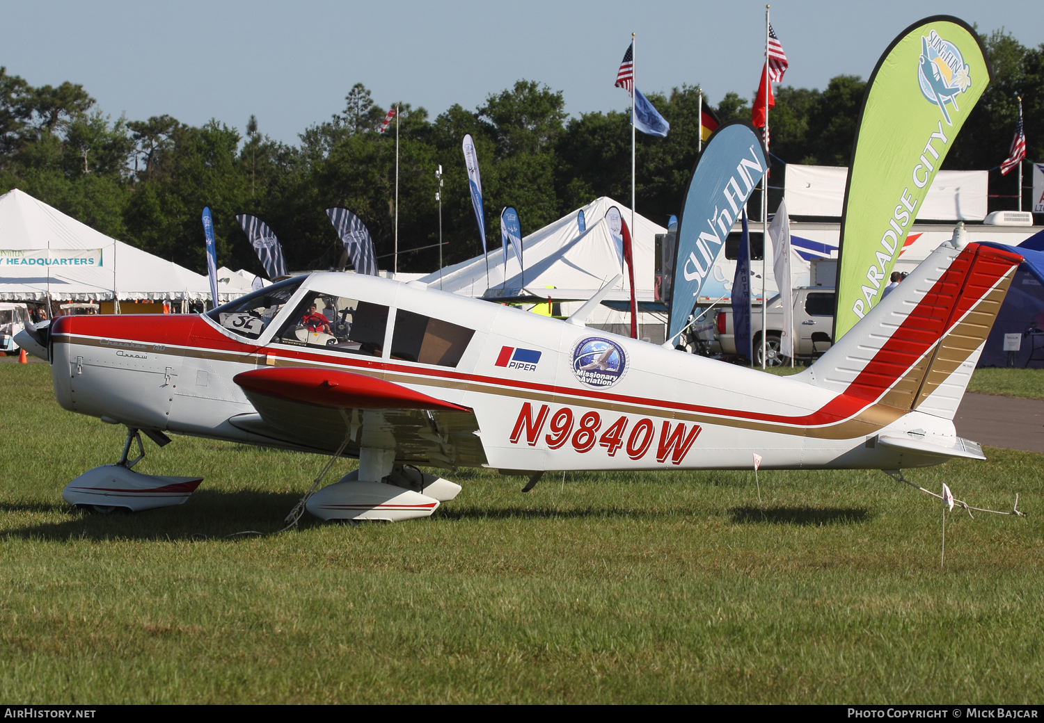 Aircraft Photo of N9840W | Piper PA-28-140 Cherokee | Missionary Aviation | AirHistory.net #94494