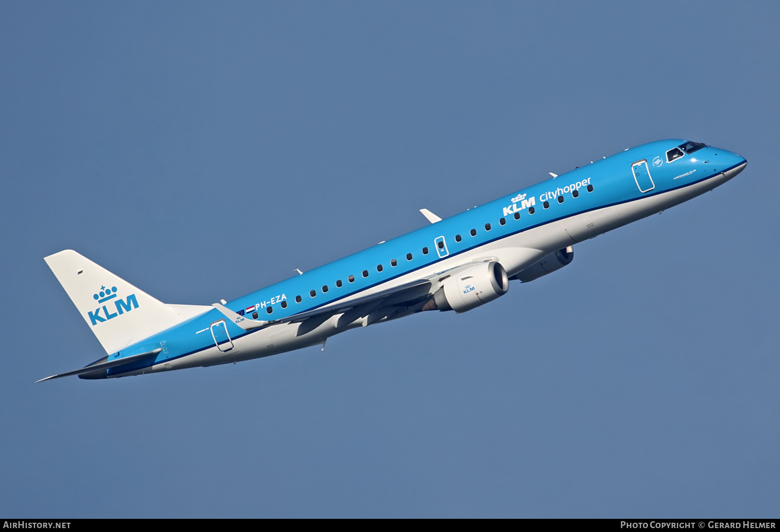 Aircraft Photo of PH-EZA | Embraer 190STD (ERJ-190-100STD) | KLM Cityhopper | AirHistory.net #94496