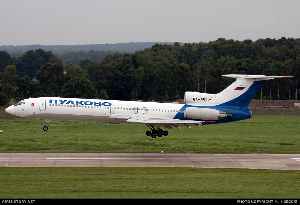 Aircraft Photo of RA-85771 | Tupolev Tu-154M | Pulkovo Airlines | AirHistory.net #94497