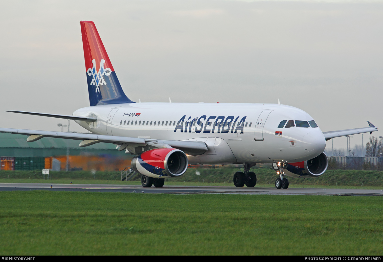 Aircraft Photo of YU-APD | Airbus A319-132 | Air Serbia | AirHistory.net #94514
