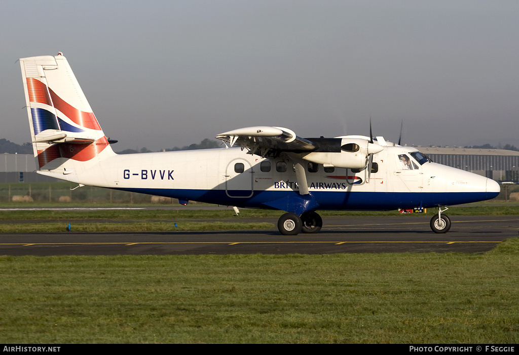 Aircraft Photo of G-BVVK | De Havilland Canada DHC-6-300 Twin Otter | British Airways | AirHistory.net #94532