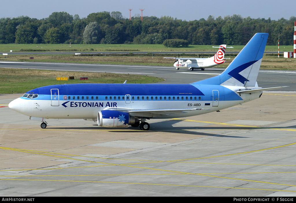 Aircraft Photo of ES-ABD | Boeing 737-5Q8 | Estonian Air | AirHistory.net #94542