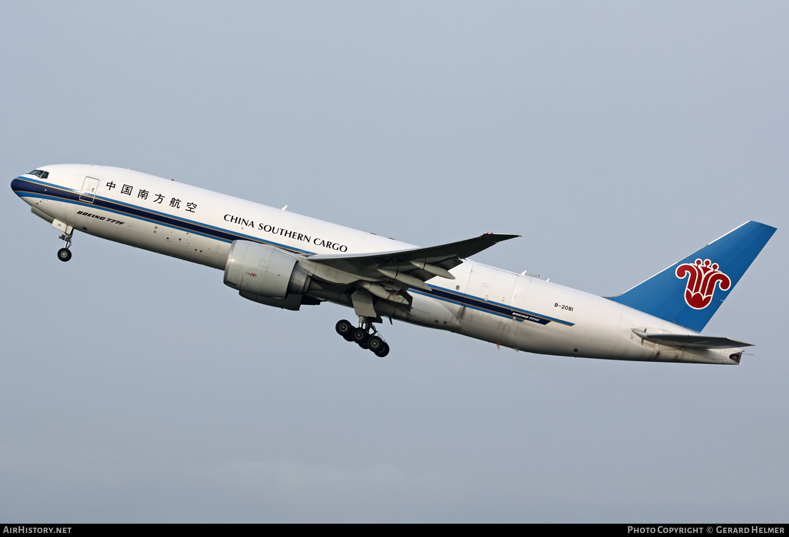 Aircraft Photo of B-2081 | Boeing 777-F1B | China Southern Airlines Cargo | AirHistory.net #94551