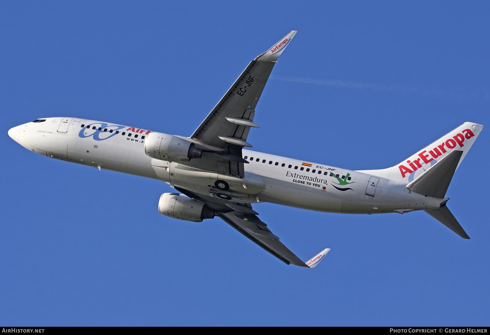Aircraft Photo of EC-JNF | Boeing 737-85P | Air Europa | AirHistory.net #94554