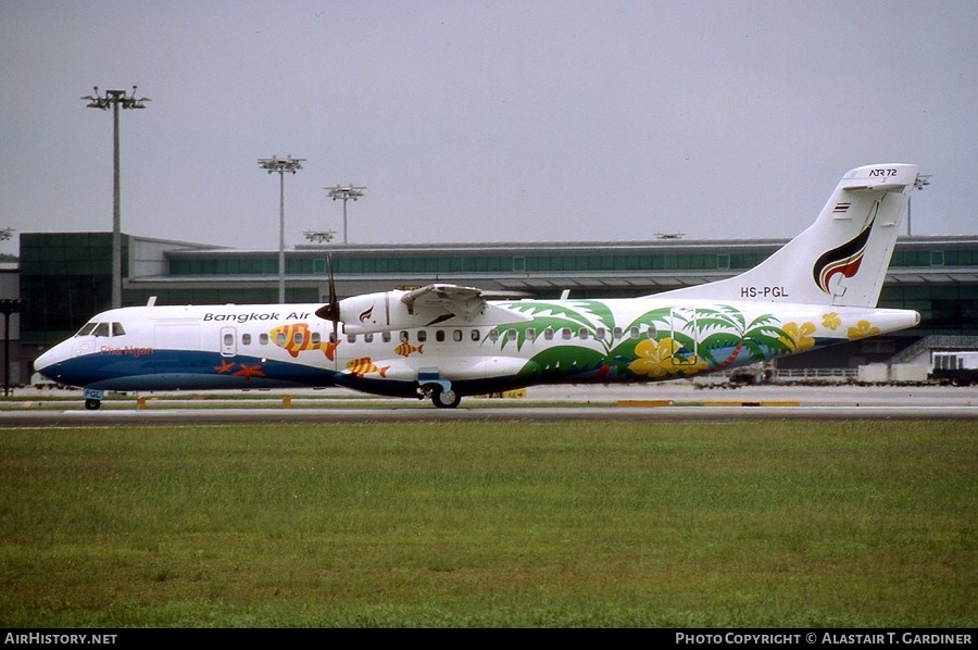 Aircraft Photo of HS-PGL | ATR ATR-72-500 (ATR-72-212A) | Bangkok Airways | AirHistory.net #94562