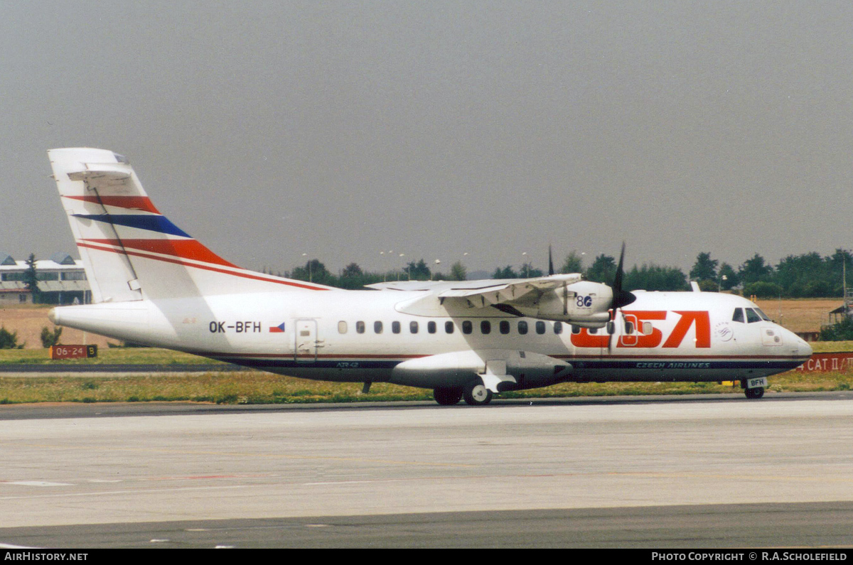 Aircraft Photo of OK-BFH | ATR ATR-42-320 | ČSA - Czech Airlines | AirHistory.net #94581