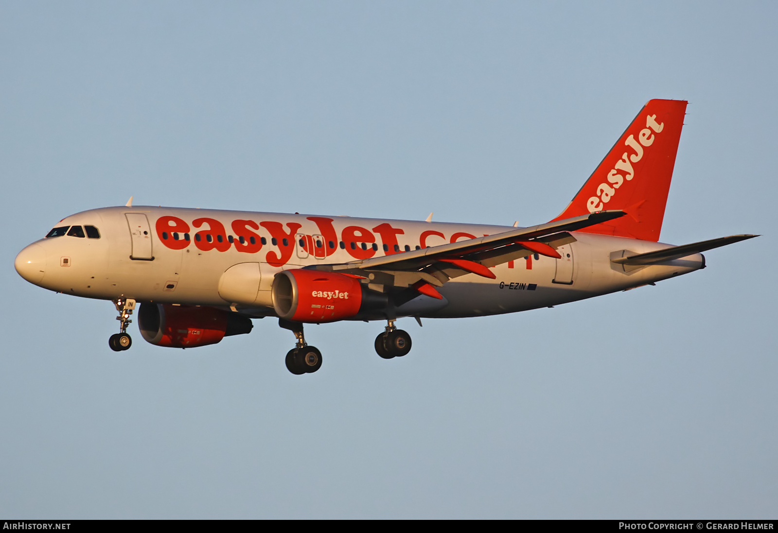 Aircraft Photo of G-EZIN | Airbus A319-111 | EasyJet | AirHistory.net #94583