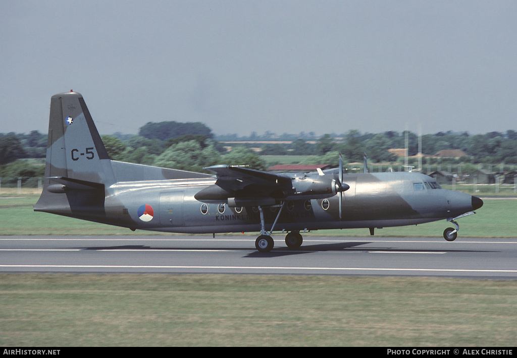 Aircraft Photo of C-5 | Fokker F27-300M Troopship | Netherlands - Air Force | AirHistory.net #94608