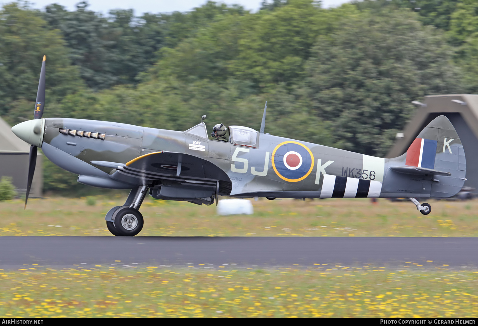 Aircraft Photo of MK356 | Supermarine 361 Spitfire F9E | UK - Air Force | AirHistory.net #94613