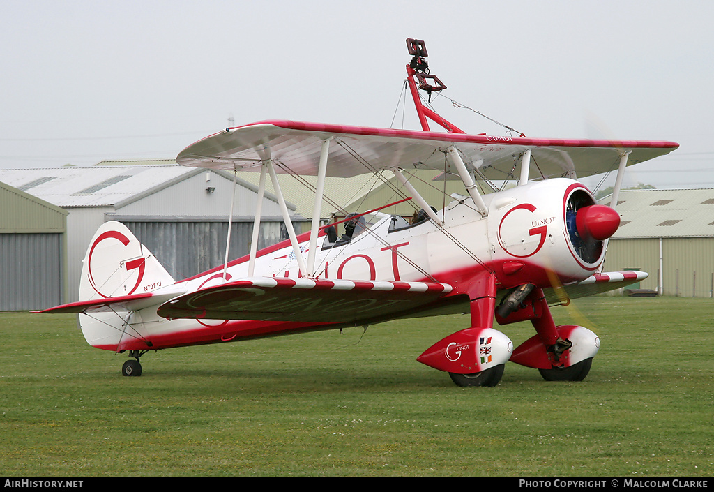 Aircraft Photo of N707TJ | Stearman N2S-1/R985 Kaydet (A75N1) | AirHistory.net #94617