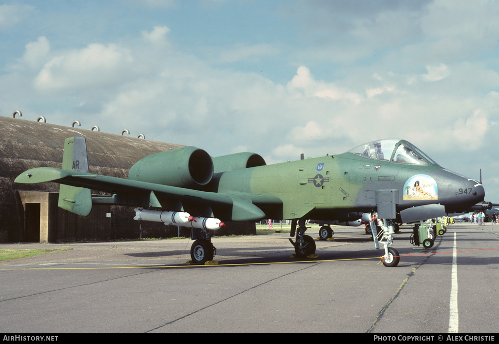 Aircraft Photo of 81-0947 / AF81-947 | Fairchild A-10A Thunderbolt II | USA - Air Force | AirHistory.net #94619