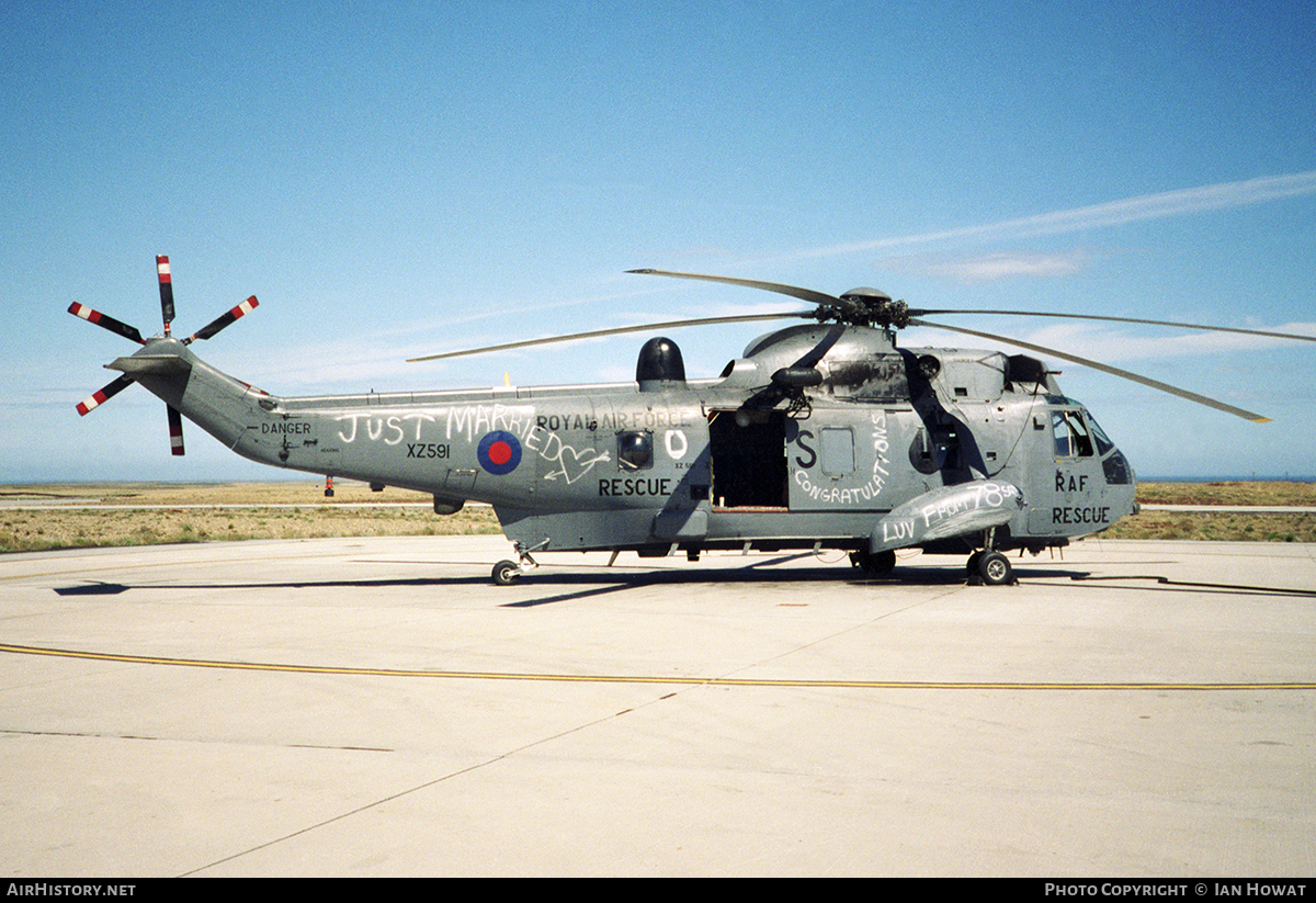 Aircraft Photo of XZ591 | Westland WS-61 Sea King HAR3 | UK - Air Force | AirHistory.net #94621