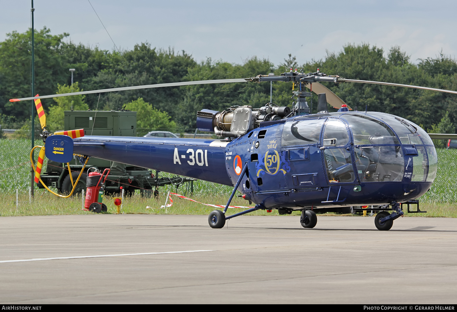 Aircraft Photo of A-301 | Sud SA-316B Alouette III | Netherlands - Air Force | AirHistory.net #94639