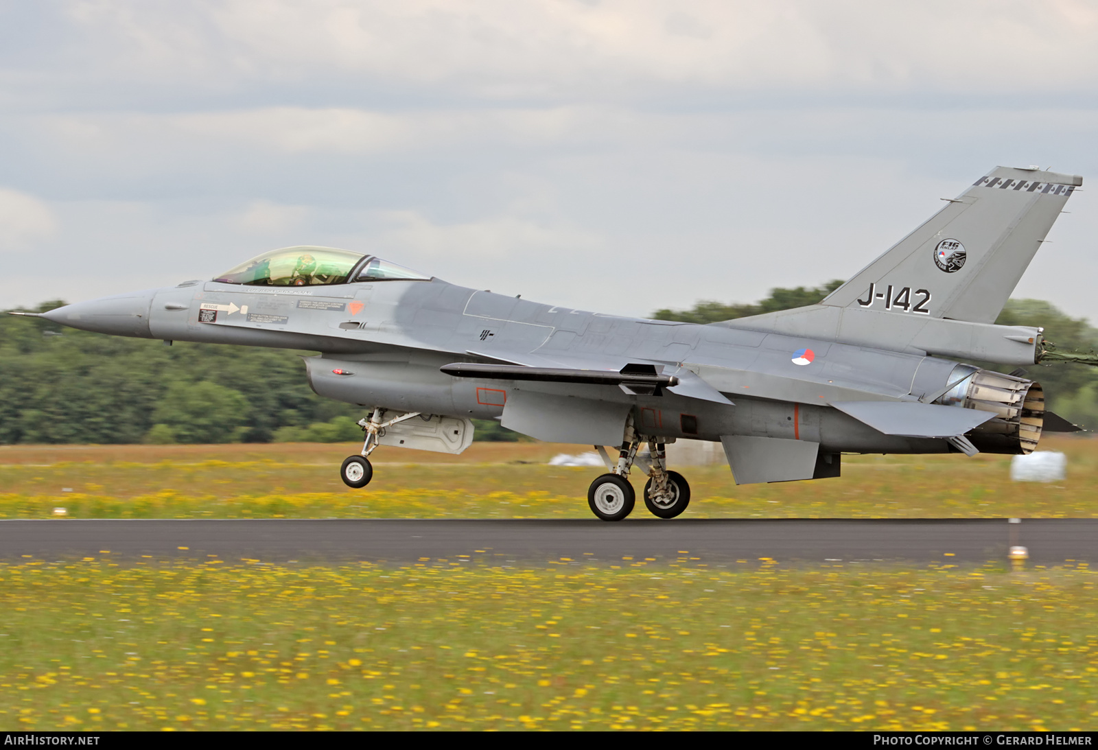 Aircraft Photo of J-142 | General Dynamics F-16AM Fighting Falcon | Netherlands - Air Force | AirHistory.net #94642