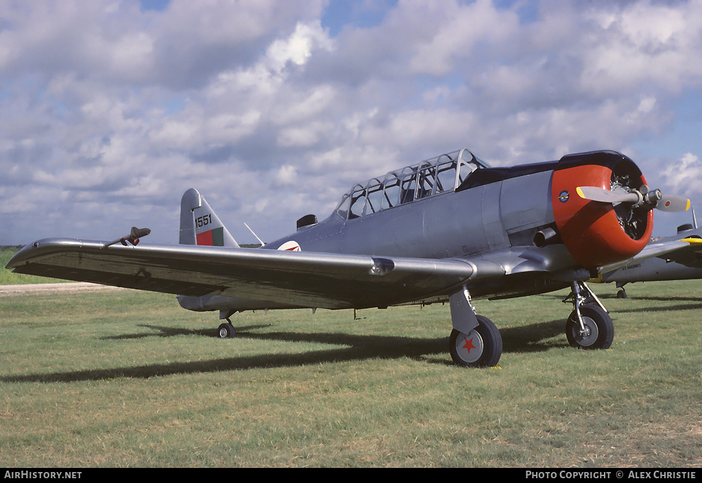 Aircraft Photo of N37642 / 1551 | North American AT-6C Harvard IIA | Portugal - Air Force | AirHistory.net #94653