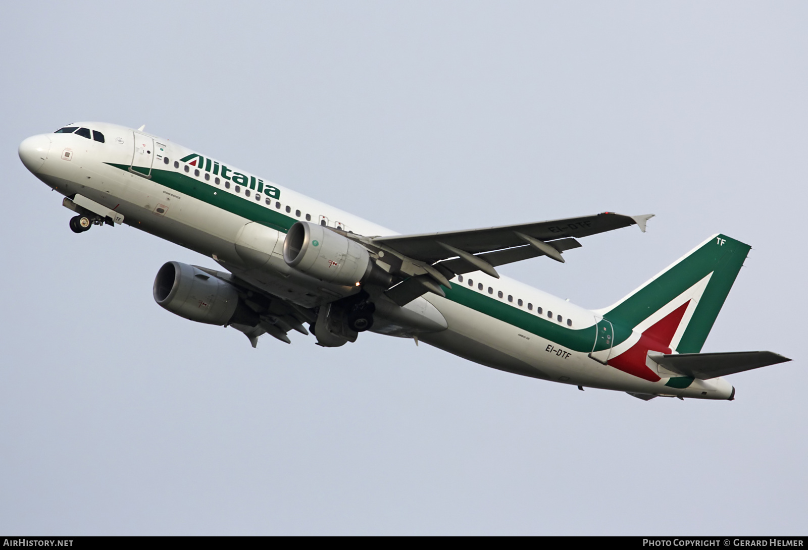 Aircraft Photo of EI-DTF | Airbus A320-216 | Alitalia | AirHistory.net #94655