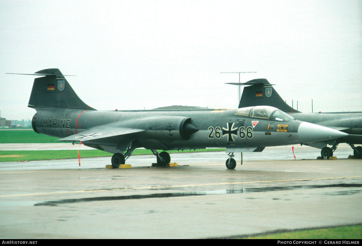 Aircraft Photo of 2666 | Lockheed F-104G Starfighter | Germany - Navy | AirHistory.net #94656