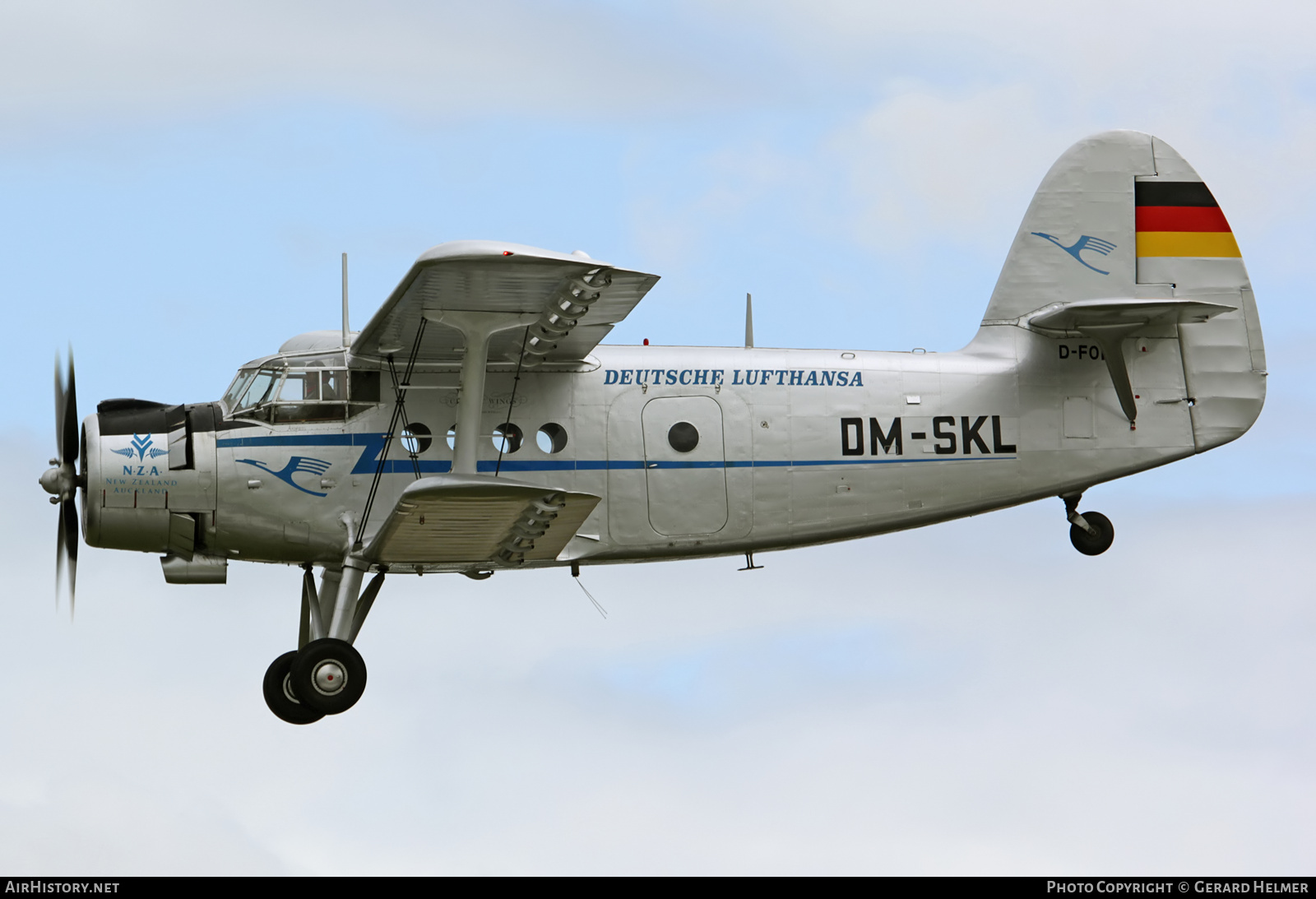 Aircraft Photo of D-FONL / DM-SKL | Antonov An-2S | Classic Wings | Deutsche Lufthansa | AirHistory.net #94672