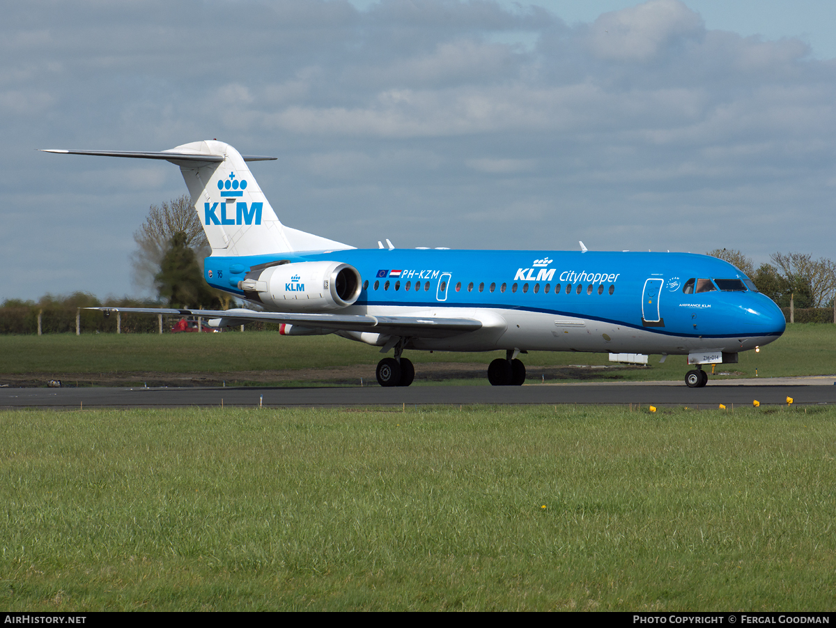 Aircraft Photo of PH-KZM | Fokker 70 (F28-0070) | KLM Cityhopper | AirHistory.net #94691
