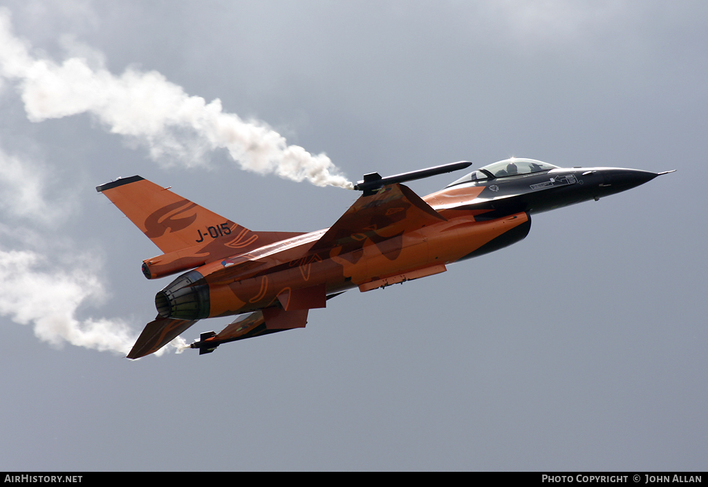 Aircraft Photo of J-015 | General Dynamics F-16AM Fighting Falcon | Netherlands - Air Force | AirHistory.net #94694