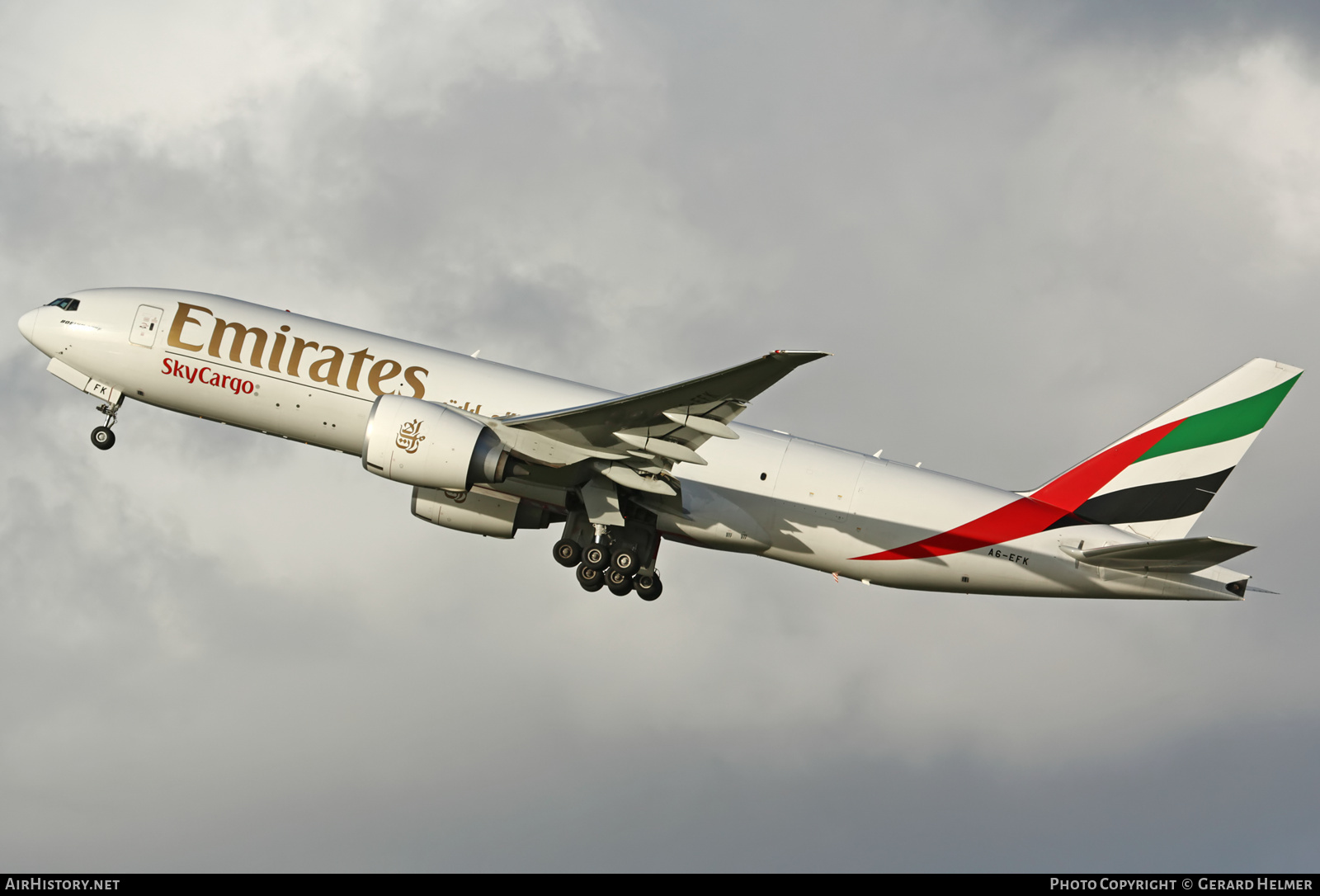 Aircraft Photo of A6-EFK | Boeing 777-F1H | Emirates SkyCargo | AirHistory.net #94700