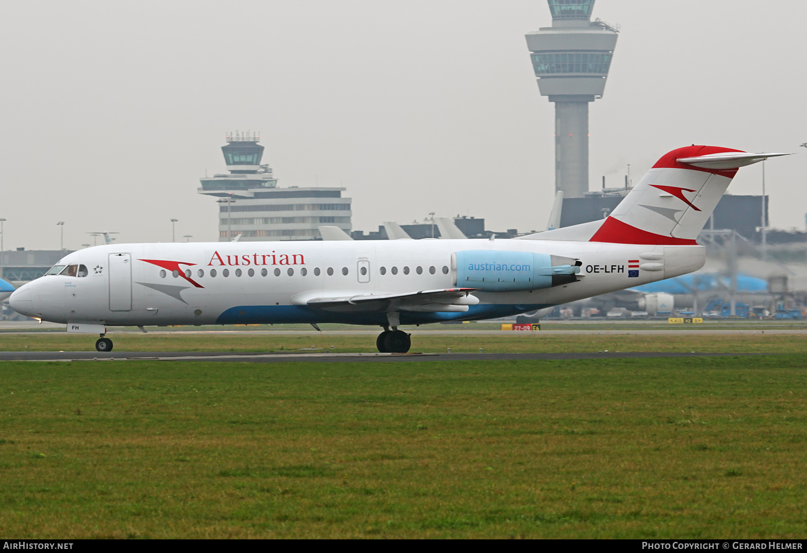 Aircraft Photo of OE-LFH | Fokker 70 (F28-0070) | Austrian Airlines | AirHistory.net #94764