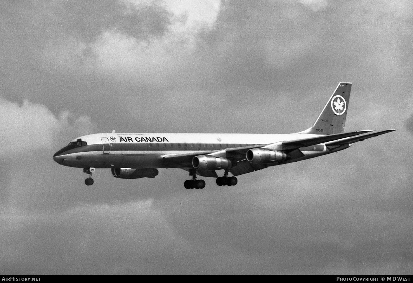 Aircraft Photo of CF-TJS | Douglas DC-8-54(F) | Air Canada | AirHistory.net #94779