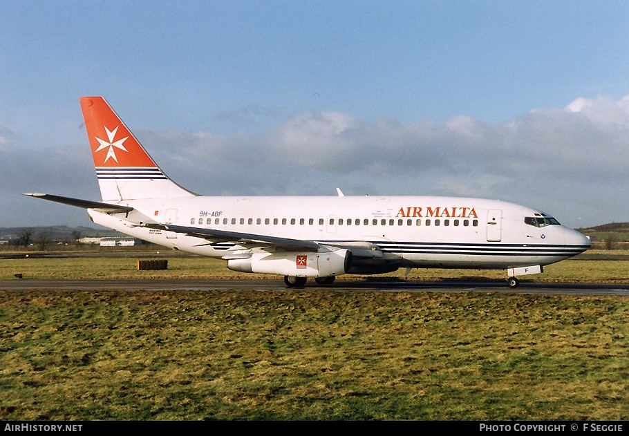 Aircraft Photo of 9H-ABF | Boeing 737-2Y5/Adv | Air Malta | AirHistory.net #94789