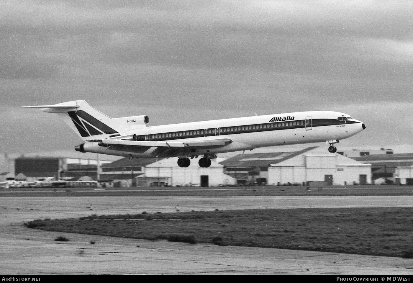 Aircraft Photo of I-DIRJ | Boeing 727-243/Adv | Alitalia | AirHistory.net #94797