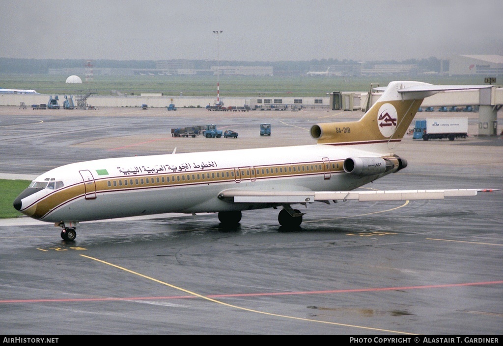 Aircraft Photo of 5A-DIB | Boeing 727-2L5/Adv | Libyan Arab Airlines | AirHistory.net #94803