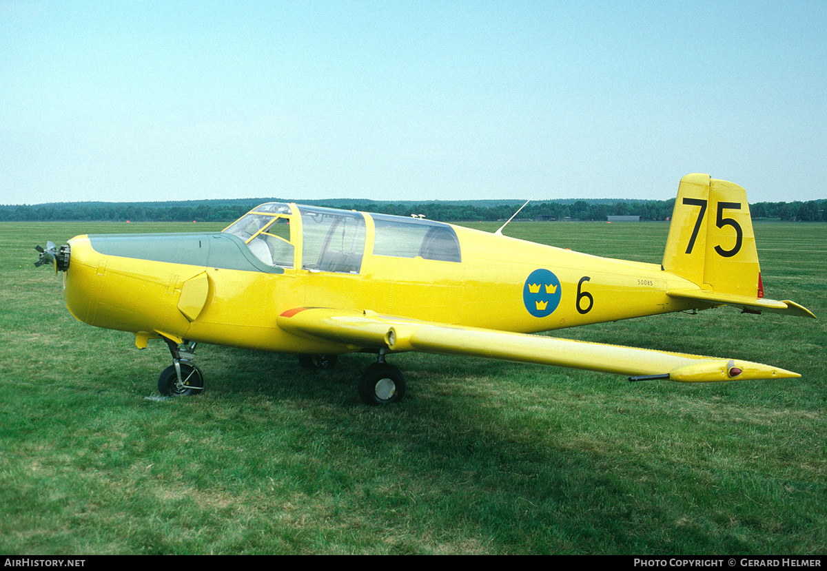 Aircraft Photo of 50085 | Saab Sk50C Safir (91C) | Sweden - Air Force | AirHistory.net #94806
