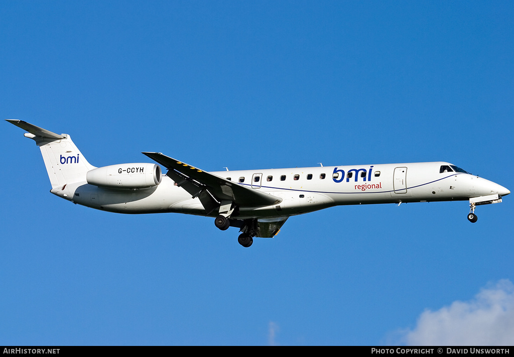 Aircraft Photo of G-CCYH | Embraer ERJ-145EP (EMB-145EP) | BMI Regional | AirHistory.net #94812