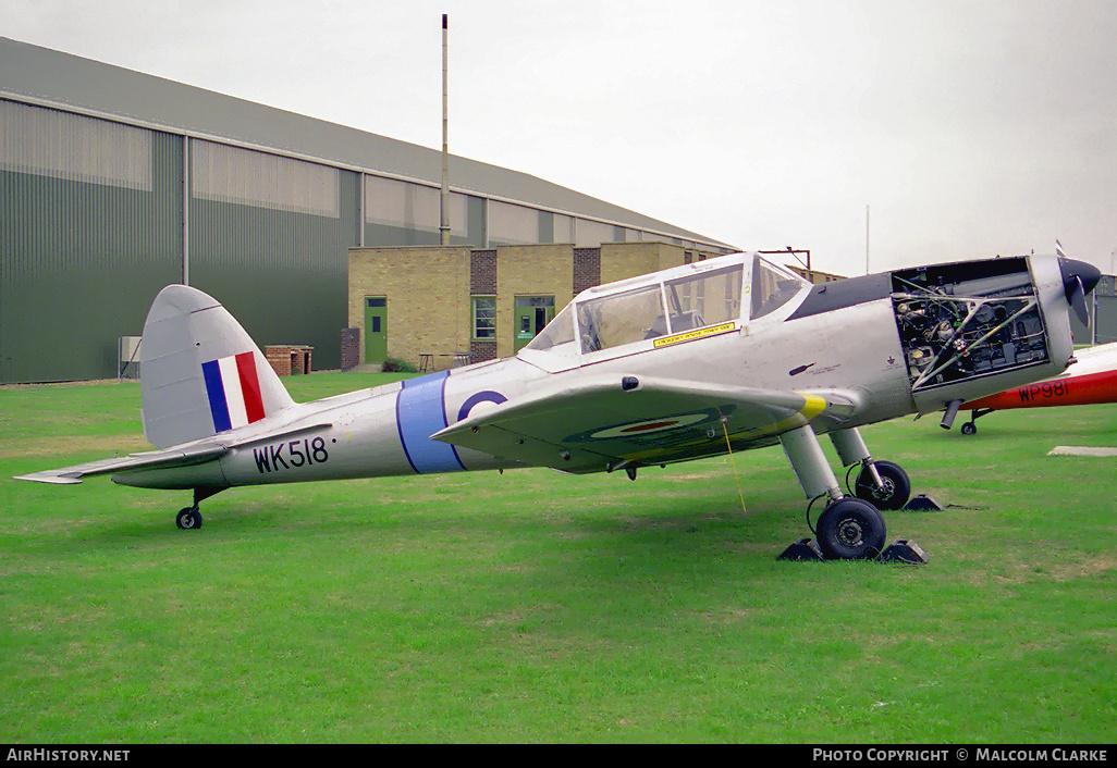 Aircraft Photo of WK518 | De Havilland DHC-1 Chipmunk T10 | UK - Air Force | AirHistory.net #94818