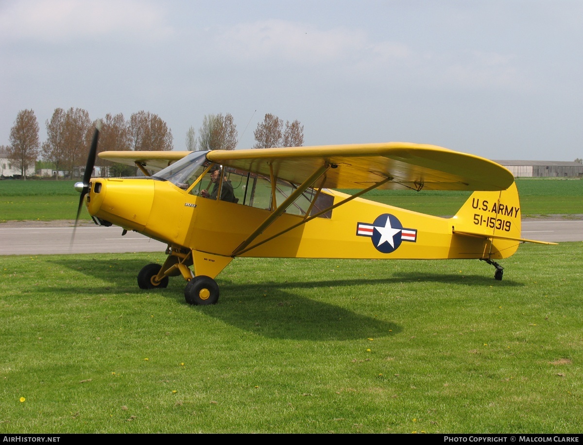 Aircraft Photo of G-FUZZ / 51-15319 | Piper L-18C Super Cub | USA - Army | AirHistory.net #94842