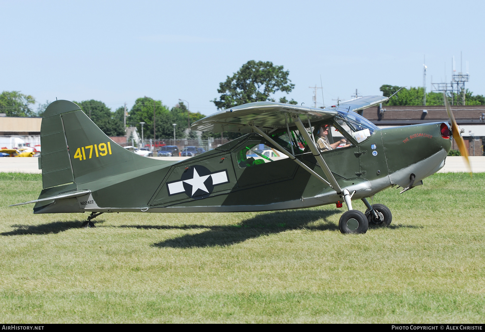 Aircraft Photo of N22422 / 417191 | Stinson L-5B Sentinel | USA - Air Force | AirHistory.net #94845