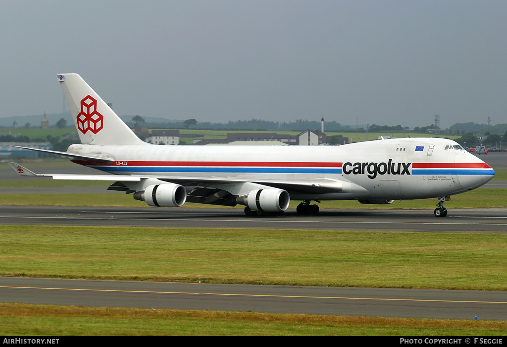 Aircraft Photo of LX-KCV | Boeing 747-4R7F/SCD | Cargolux | AirHistory.net #94848