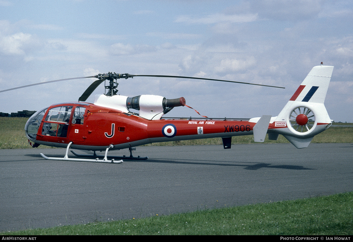 Aircraft Photo of XW906 | Aerospatiale SA-341D Gazelle HT3 | UK - Air Force | AirHistory.net #94855