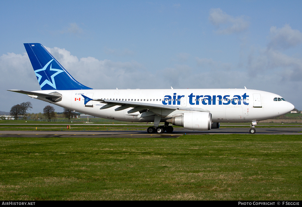 Aircraft Photo of C-GTSY | Airbus A310-304 | Air Transat | AirHistory.net #94869