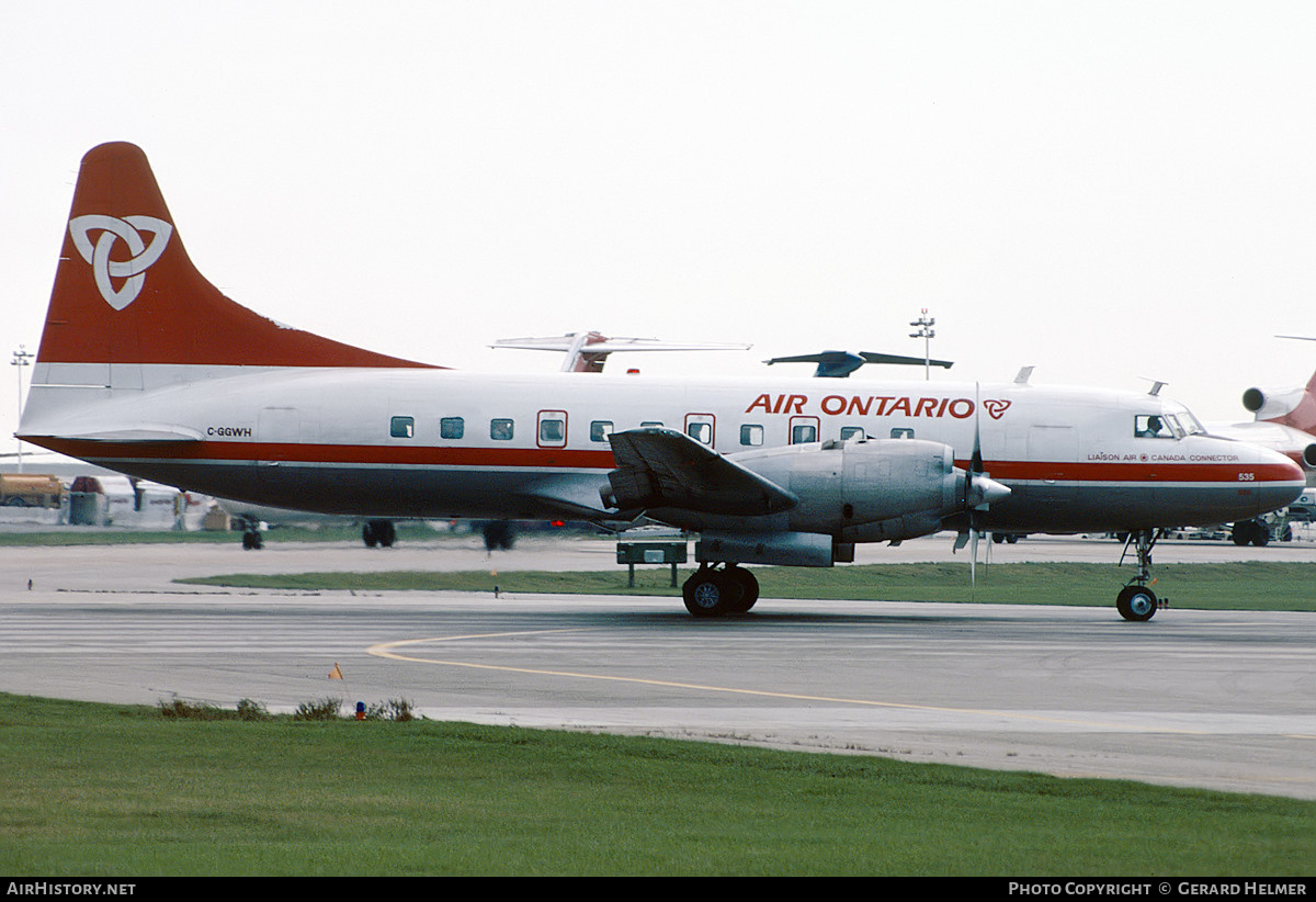 Aircraft Photo of C-GGWH | Convair 580 | Air Ontario | AirHistory.net #94870