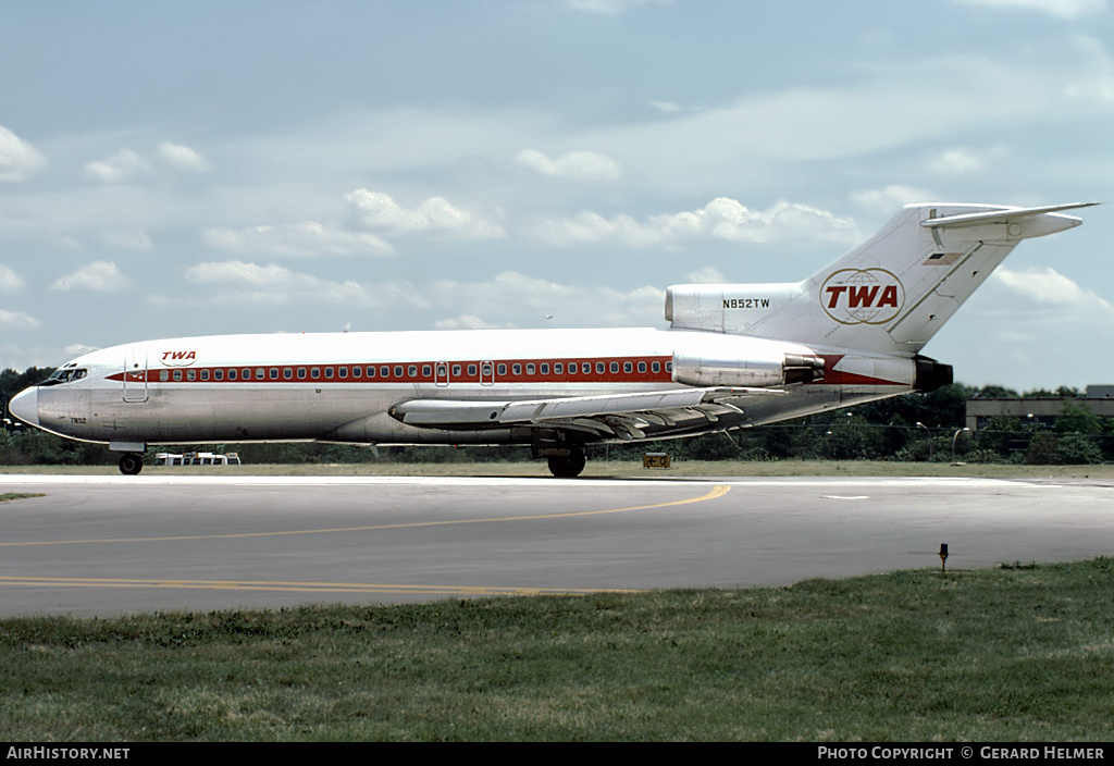 Aircraft Photo of N852TW | Boeing 727-31 | Trans World Airlines - TWA | AirHistory.net #94871