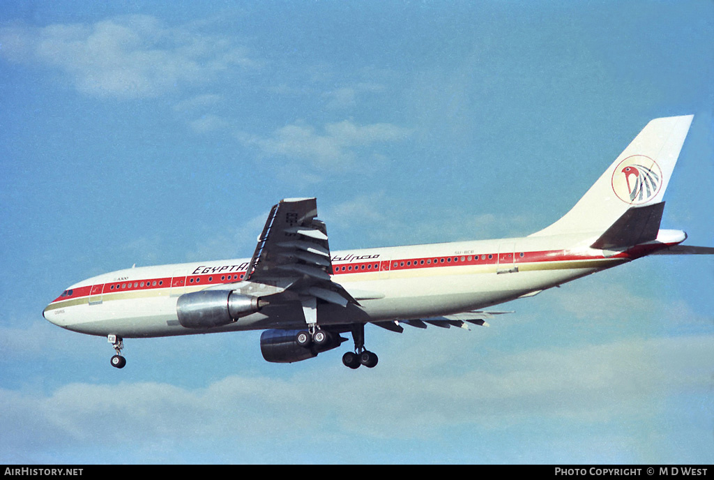 Aircraft Photo of SU-BCB | Airbus A300B4-203 | EgyptAir | AirHistory.net #94872