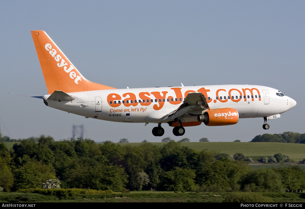 Aircraft Photo of G-EZKG | Boeing 737-73V | EasyJet | AirHistory.net #94886