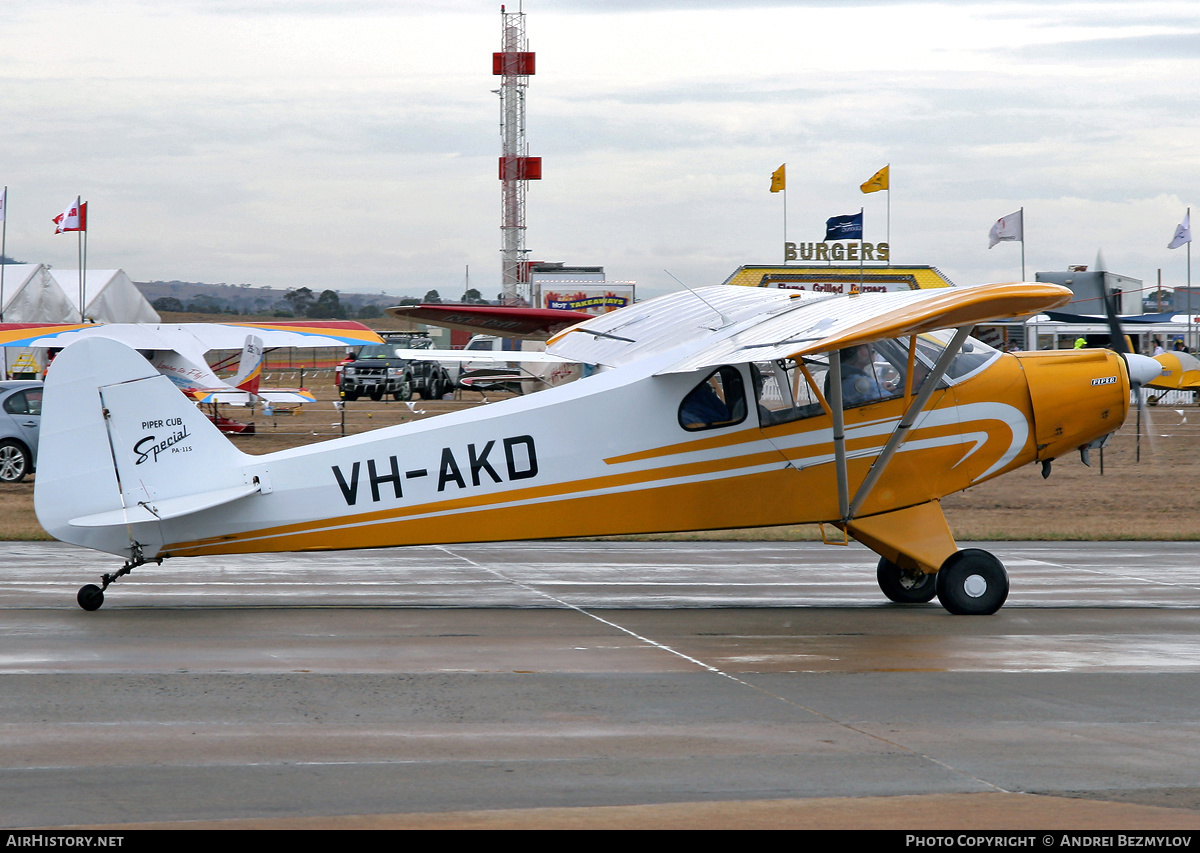Aircraft Photo of VH-AKD | Piper PA-11S Cub Special | AirHistory.net #94903