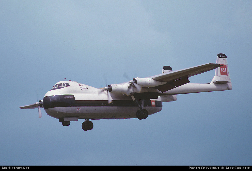 Aircraft Photo of G-AOZZ | Armstrong Whitworth AW-650 Argosy 101 | BEA - British European Airways | AirHistory.net #94914
