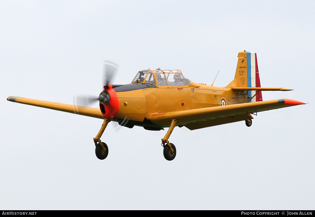 Aircraft Photo of G-BIZK / 78 | Nord 3202B1B Master | France - Air Force | AirHistory.net #94917