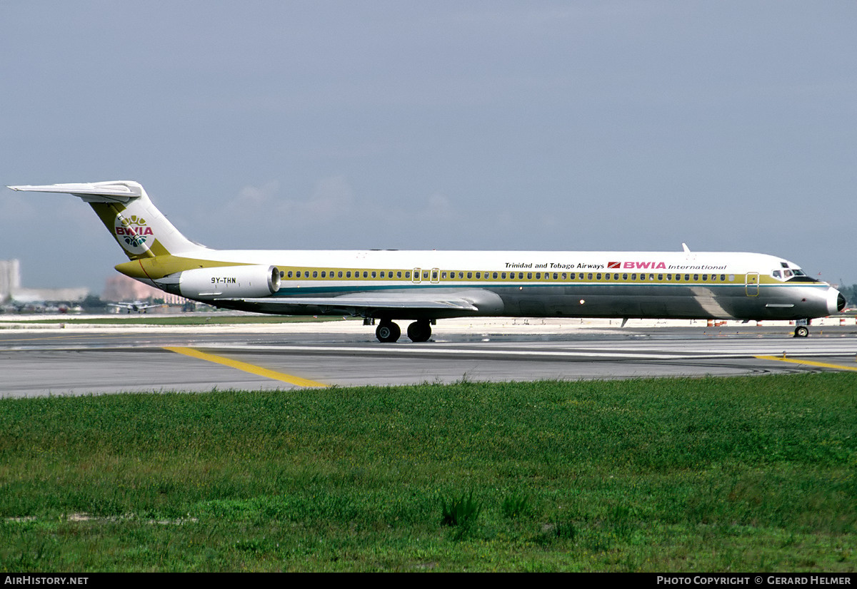 Aircraft Photo of 9Y-THN | McDonnell Douglas MD-83 (DC-9-83) | BWIA International - Trinidad and Tobago Airways | AirHistory.net #94923