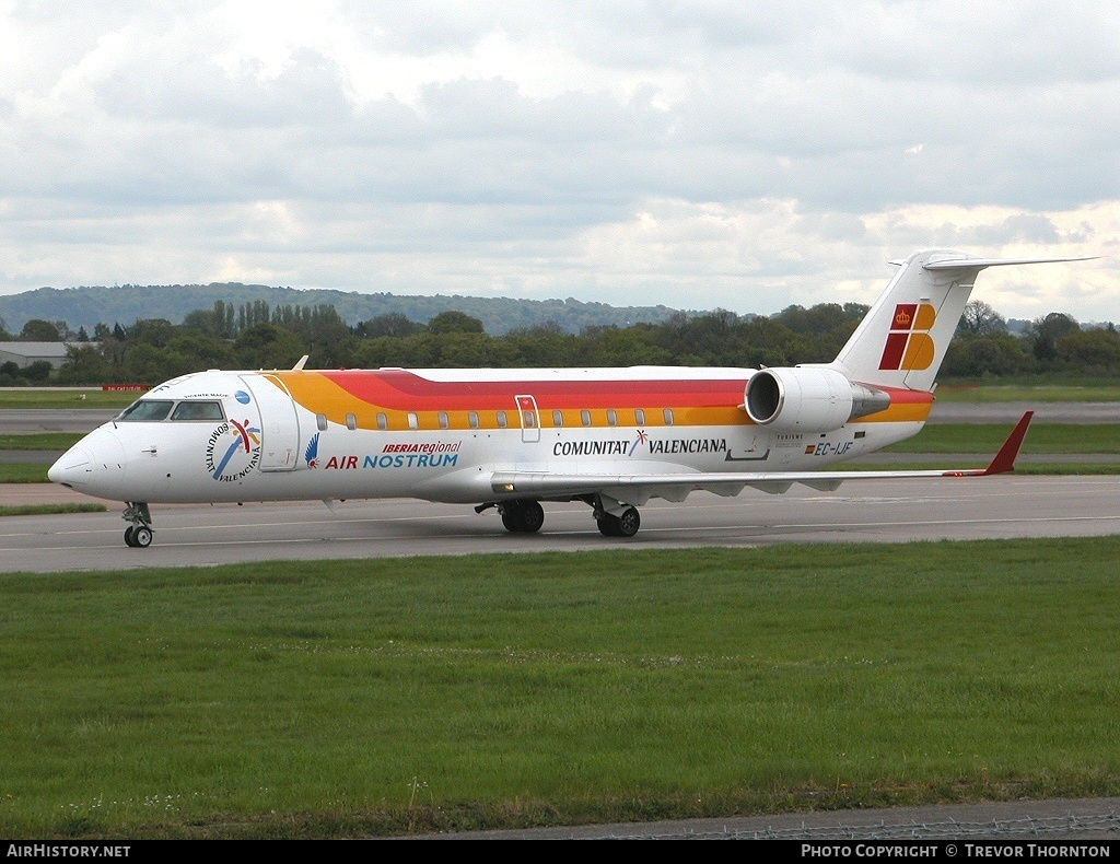 Aircraft Photo of EC-IJF | Bombardier CRJ-200ER (CL-600-2B19) | Iberia Regional | AirHistory.net #94972