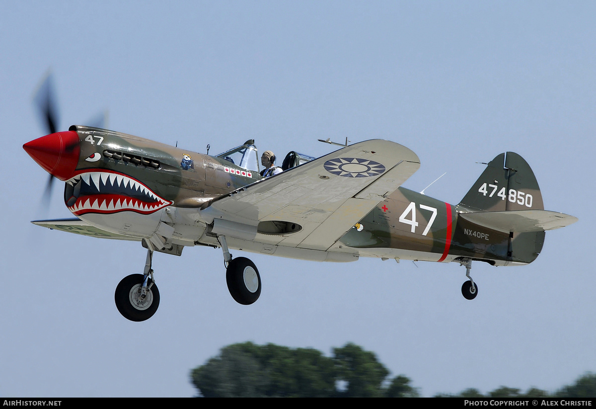 Aircraft Photo of N40PE / NX40PE / 474850 | Curtiss P-40E Warhawk | USA - Air Force | AirHistory.net #94998